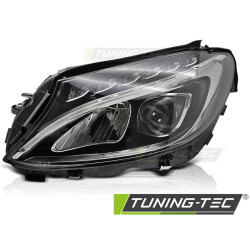 TUNING-TEC LED žaromet za MERCEDES W205 14-18 (LED, TYC), črna, levo