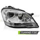 Osvetlenie HEADLIGHT CHROME RIGHT SIDE TYC fits MERCEDES W164 09-11 | race-shop.si
