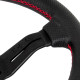Volani 3-kraki volanski obroč Nardi Deep Corn, 330mm, usnje, 50mm zamik, črna | race-shop.si