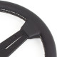 Volani 3-kraki volanski obroč Nardi Classic ND33, 330mm, usnje, kraki z zarezami, 40mm zamik, črna | race-shop.si