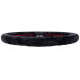 Volani 3-kraki volanski obroč Nardi Deep Corn, 330mm, semiš, 50mm zamik, črna | race-shop.si