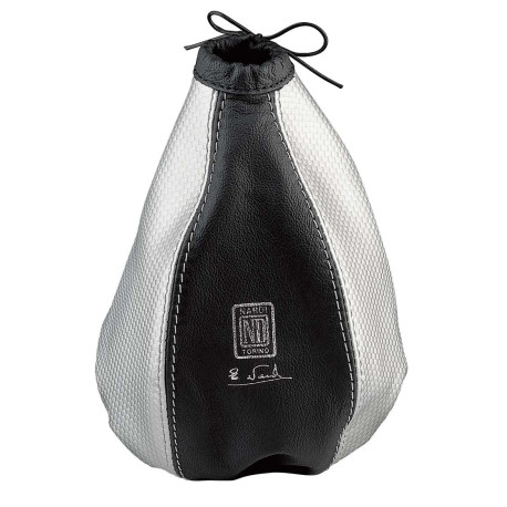 Prestavne ročice Nardi Gear Gaiter in Black & Grey Leather | race-shop.si