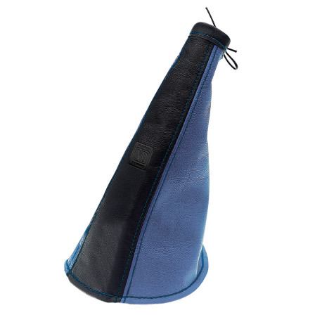 Prestavne ročice Nardi Handbrake Gaiter in Black & Blue Leather | race-shop.si