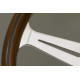 Volani 3-kraki volanski obroč Nardi Classic ND36, 360mm, les, 40mm zamik, rjava/krom | race-shop.si