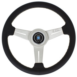 Nardi Classic ND33 volanski obroč, usnjen, 40mm odmik, satenski kraki (napere)