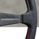 Volani 3-kraki volanski obroč Nardi Deep Corn, 350mm, usnje, trisektorski šiv Italia, 75mm zamik, črna | race-shop.si