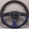 Nardi Challenge Steering Wheel, Blue Leather, 45mm Dish, 350mm