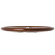 Volani 3-kraki volanski obroč Nardi Classic ND39, 390mm, les, 25mm zamik, rjava/krom | race-shop.si