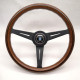 Volani 3-kraki volanski obroč Nardi Classic ND36, 360mm, les, 25mm zamik, rjava/črna | race-shop.si