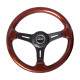 Volani 3-kraki volanski obroč NRG Classic Cherry, 330mm, les, brez zamika, rjava/črna | race-shop.si