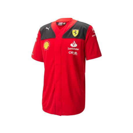 Majice Moška majica FERRARI Puma Baseball, rdeča | race-shop.si
