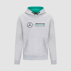 Mercedes-AMG Petronas Logo hoodie, grey
