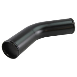 Aluminijasta cev - koleno 45°, 16mm (0,62"), črna mat