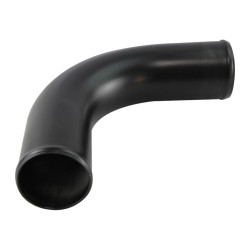 Aluminijasta cev - koleno 90°, 60mm (2,36"), črna mat