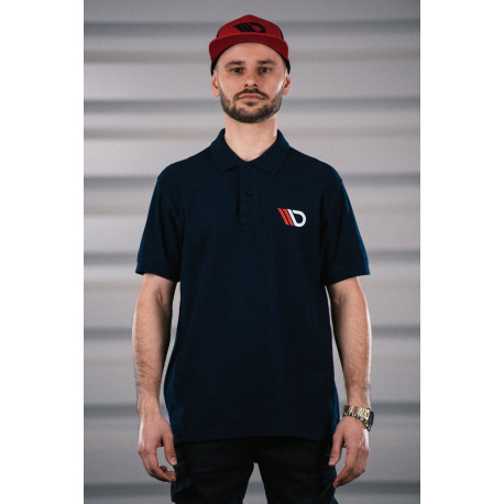 Majice MAXTON Design mens polo t-shirt, navy blue | race-shop.si