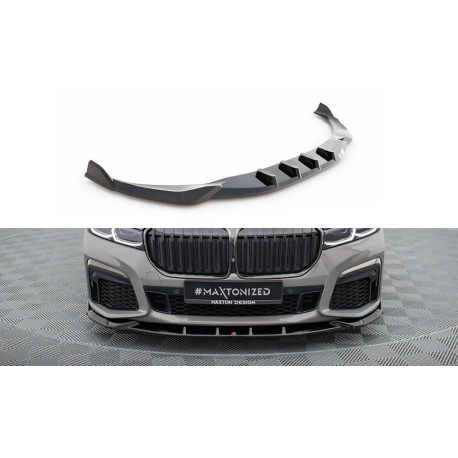 Body kit a vizuálne doplnky Sprednji podaljšek odbijača – splitter V5 BMW 7 G11 M-Pack Facelift | race-shop.si