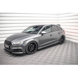 Komplet podaljškov odbijača (splitter) Audi S3 Sportback 8V Facelift