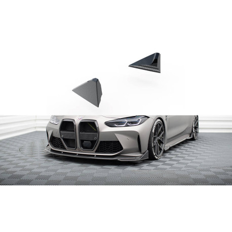 Body kit a vizuálne doplnky Karbonski sprednji stranski zaključki (flaps) BMW M4 G82 | race-shop.si