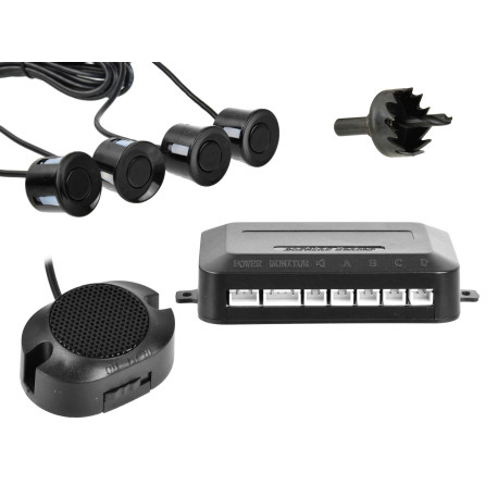 Drugo Parking sensor system with 4 sensors (Buzzer) | race-shop.si