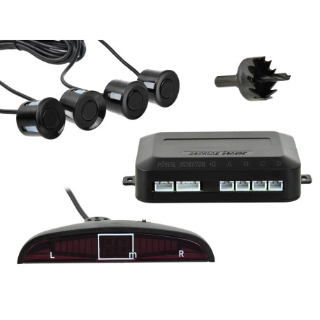 Drugo Parking sensor system with 4 sensors (LED display) | race-shop.si