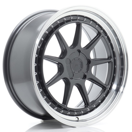 Aluminium wheels Japan Racing JR47 19x8,5 ET15-35 5H BLANK Hyper Gray w/Machined Lip | race-shop.si
