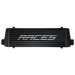 Universal sport intercooler bar and plate, black, 550 x 180 x 65mm