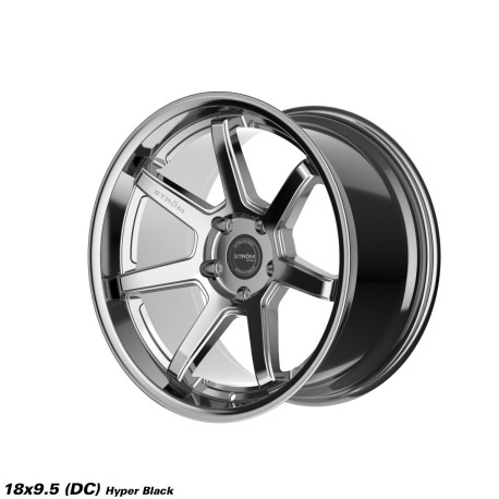 ALU disky STROM STROM DS-15 platišče 18x9.5 5x120 72.6 ET8, Light Hyper Black | race-shop.si