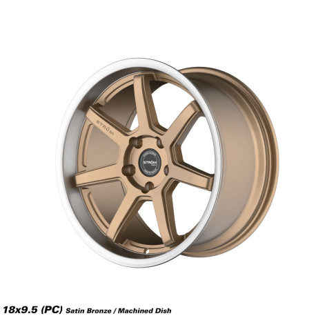 ALU disky STROM STROM DS-15 platišče 18x9.5 5x114.3 73.1 ET30, Satin Bronze Face / Polished Dish | race-shop.si