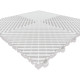 Servisni šotori in pokrivala RACES Modular Floor (40x40cm) - White | race-shop.si