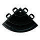 Servisni šotori in pokrivala RACES Modular Floor - Tile Corner, Black | race-shop.si