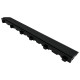 RACES Modular Floor - Tile Edge (Female Loops), Black
