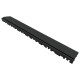 RACES Modular Floor - Tile Edge (Male Loops), Dark Grey