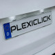 Outlet Plexiclick® - Nevidni nosilec registrske tablice NEPOPOLNI | race-shop.si