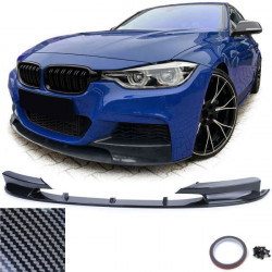 Sprednji lip spojler SPORT karbonski videz za BMW 3 Series F30 F31 11-19 NEPOPOLNO