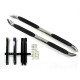 Side steps and rails Stainless steel side frames for KIA Sportage 2004-2009 | race-shop.si