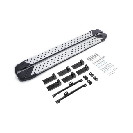 Side steps and rails RIVAL Side steps Advanced for Mitsubishi C-Crosser/ Outlander/07-13/ASX 2010-up | race-shop.si