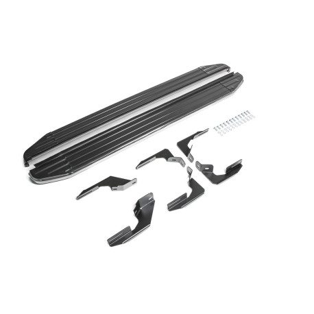Side steps and rails RIVAL Side steps Premium for Volkswagen Amarok 4D 2016-up | race-shop.si