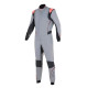 FIA tekmovalni kombinezon ALPINESTARS Hypertech V3, siva/črna/rdeča/fluo