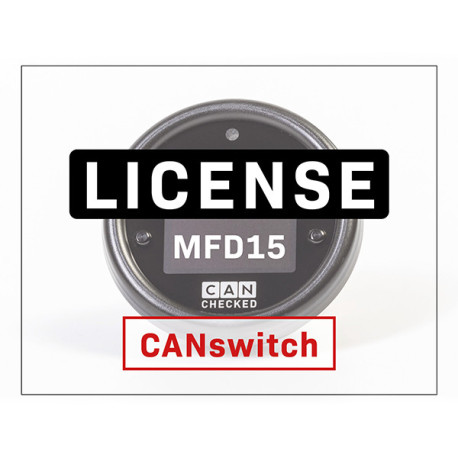CANCHECKED display CANchecked license License Can switch for MFD15 | race-shop.si