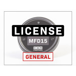 CANchecked license License Full Unlock (LiveLogging, Ethanol, MPP2, CANswitch) for MFD15