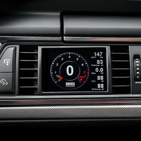 CANCHECKED display CANchecked air vent display Audi A6 C7 (4G) LHD MFD32 Gen2 | race-shop.si