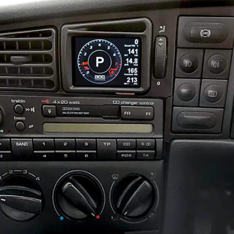 CANCHECKED display CANchecked air vent display VW Corrado FL RHD MFD28 Gen2 | race-shop.si