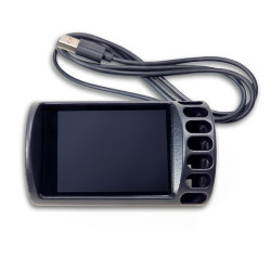 CANchecked air vent display BMW 5-series E34 LHD MFD28 Gen2 with AC