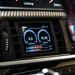 CANchecked air vent display BMW 4-series F32/F33/F36/F82 LHD MFD28 Gen2