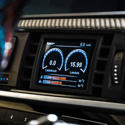 CANchecked air vent display BMW 3-series F30/F31/F34/F35/F80 RHD MFD28 Gen2