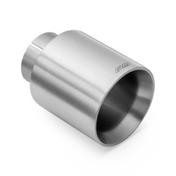 RM Motors satinirana konica dušilca izpušnih plinov iz nerjavečega jekla KPCS/DS 101mm, vhodni premer 50mm