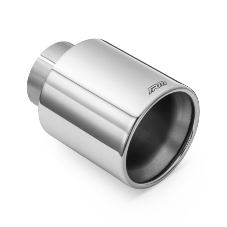 Z enim izpustom RM Motors Polirana konica dušilca ​​izpušnih plinov iz nerjavečega jekla KPZP/DK 101mm, vhodni premer 63,5mm | race-shop.si