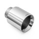 Z enim izpustom RM Motors Polirana konica dušilca ​​izpušnih plinov iz nerjavečega jekla KPCP/DS 76mm, vhodni premer 50mm | race-shop.si