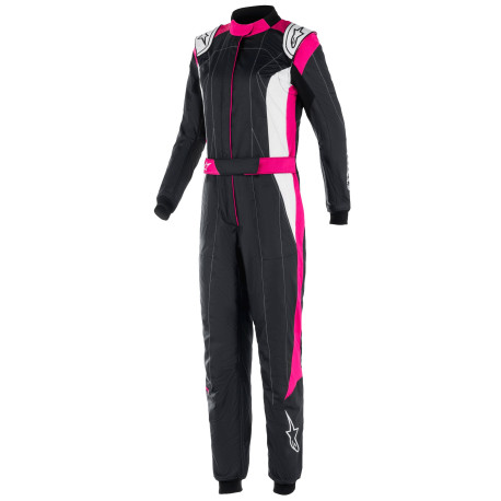 Obleke Alpinestars FIA Dirkaški kombinezon Women Stella GP Pro Comp V2, črna/vijolična/bela | race-shop.si