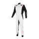Obleke Alpinestars FIA Dirkaški kombinezon KMX-5 V3, bela/črna/svetlo rdeča | race-shop.si